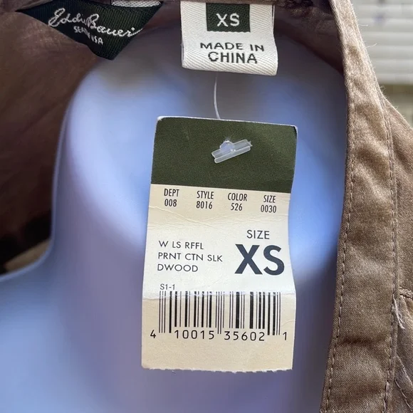 🎉HP🎉✨NWT Eddie Bauer Women’s Longsleeved 💥Silk💥blouse YEAR-ROUND GO-TO - Picture 7 of 11